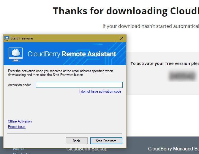 cloudberry remote assistant free download