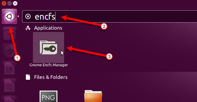 encrypt files and folders in ubuntu