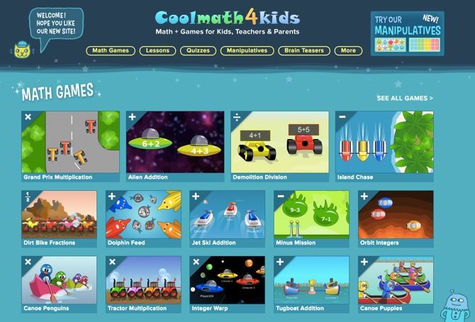 Educational Game for Kids -- Coolmath4kids