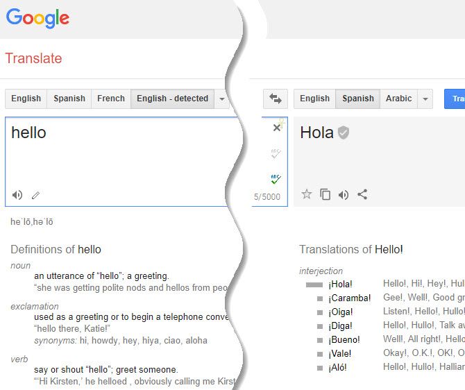 DuckDuckGo bang for Google Translate