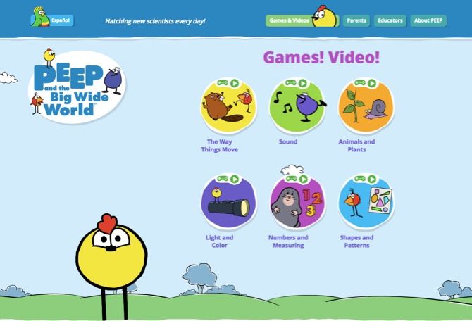 Educational Game for Kids -- Peep And The Big Wide World