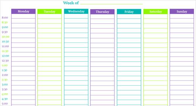 these time blocking free printable planners will help you avoid overwhelm