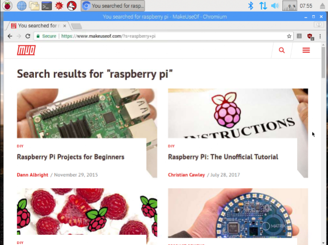 rasberry pi dark web browser
