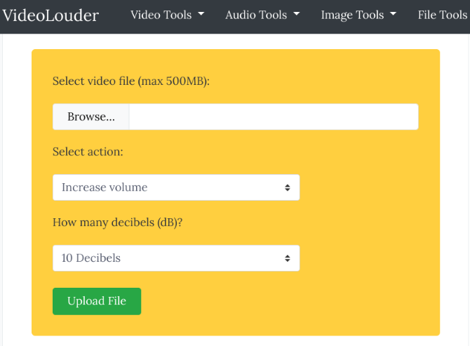 VideoLouder is a free online video editor to increase or decrease the volume of any video without registration or signup