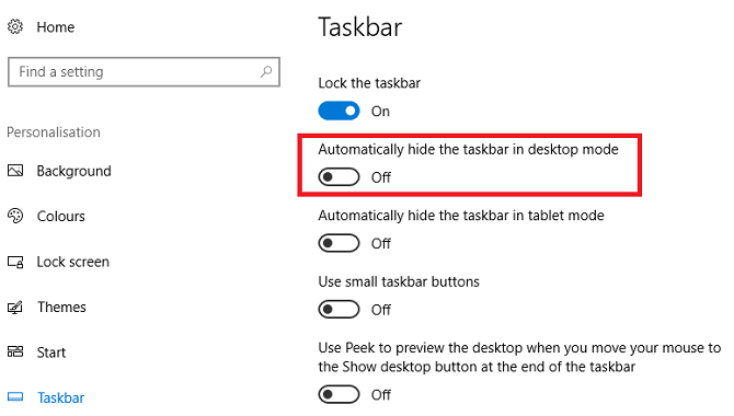 How to Hide the Taskbar on Windows