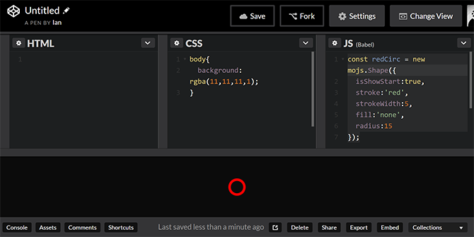 CodePen in the Browser