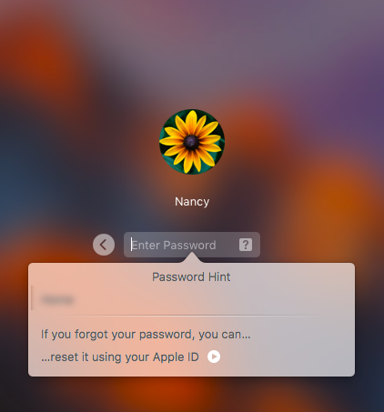 change mac password kali linux