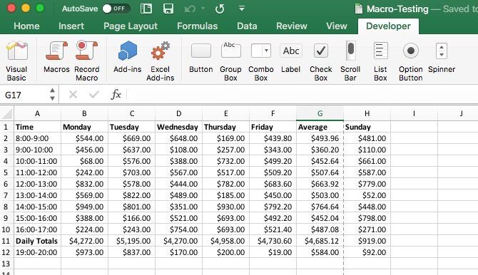 is it possible to write macros in excel for mac