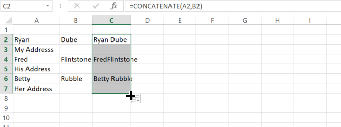 excel autofill menu