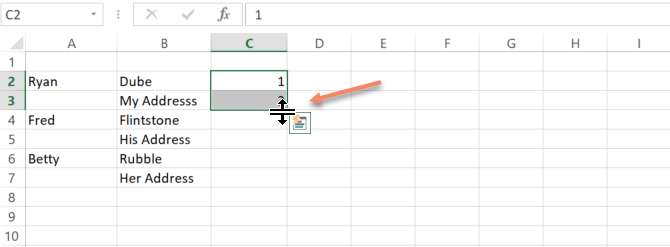 autofill5 1 - 5 trucchi di riempimento automatico di Microsoft Excel per creare fogli di calcolo più velocemente
