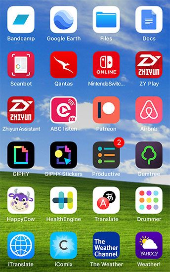 pick a scheme to organize iphone apps