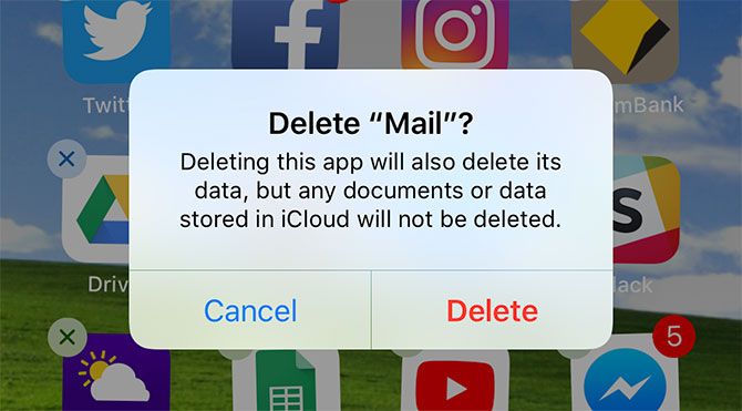 delete unused apps on iphone or ipad