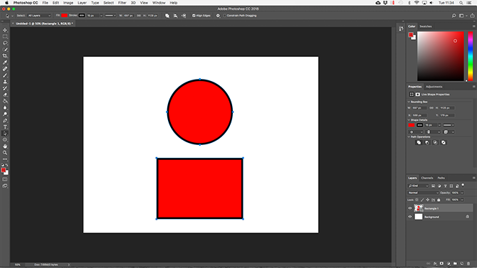 vector graphics in adobe photoshop
