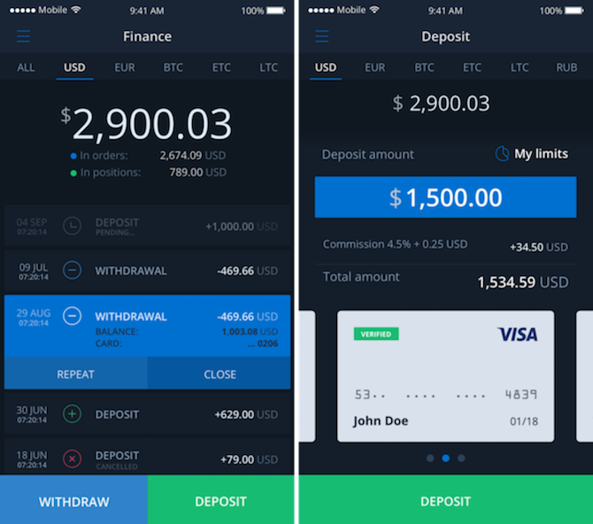 cea mai bună aplicație bitcoin ios