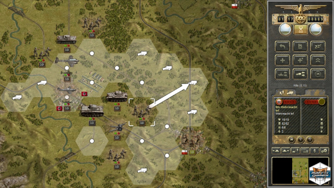 Panzer Corps strategy planning screenshot
