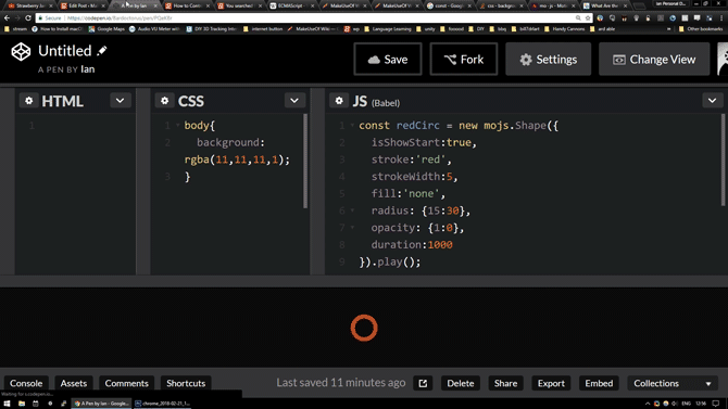 beautiful web animations with mo.js