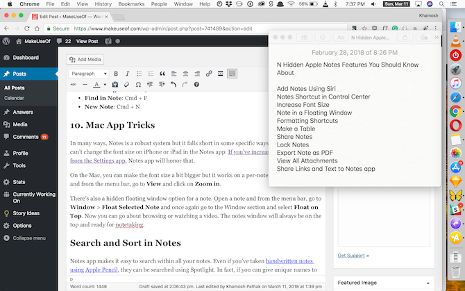 Apple Notes Hidden Features Mac 2