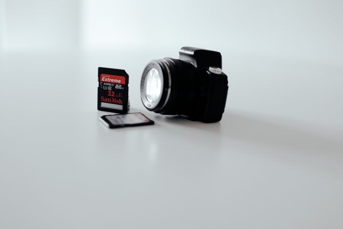 camera with sd card