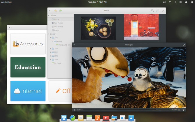 Elementary OS Desktop Environment