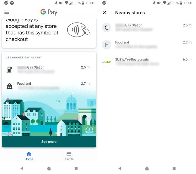 Google Pay Find Stores