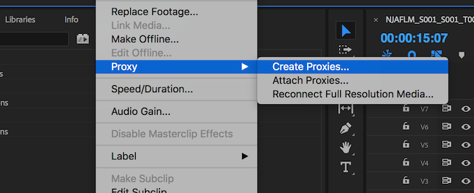 adobe premiere pro tips - proxy workflow