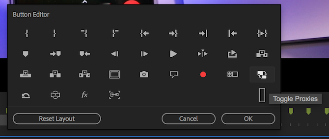 move toolbar adobe premiere elements 2018