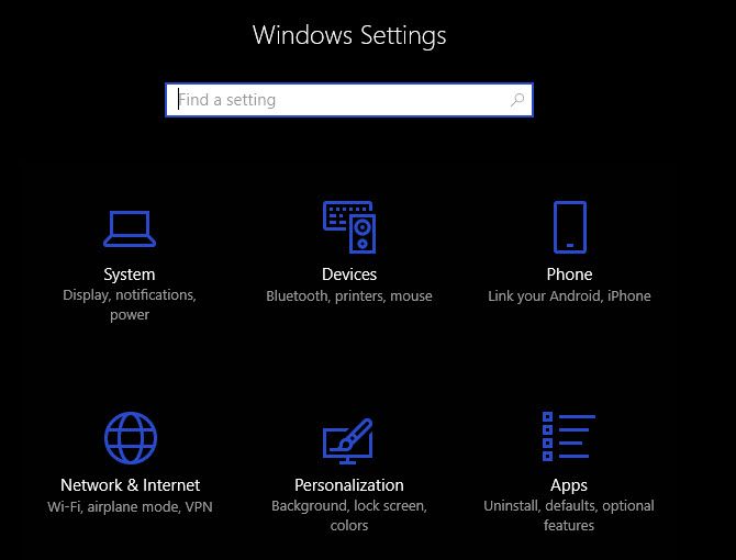 computer maintenance - Windows 10 Settings Panel