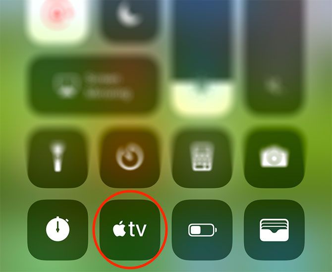 Apple TV remote shortcut