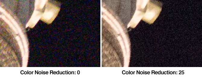 how to reduce noise - colors