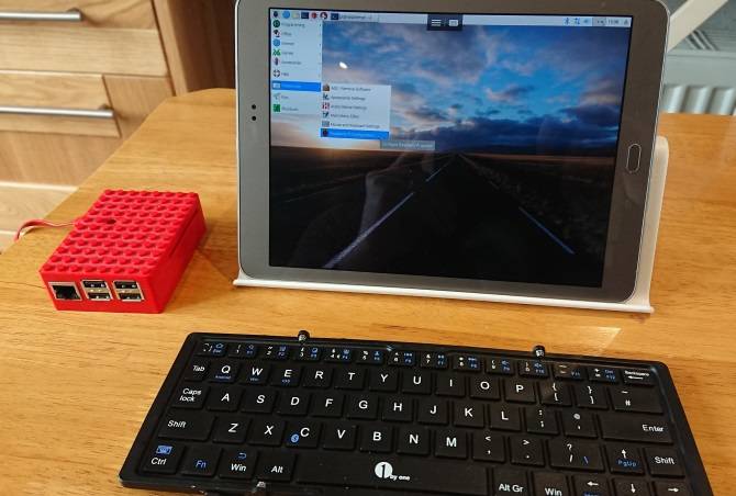 an android tablet as a raspberry pi display