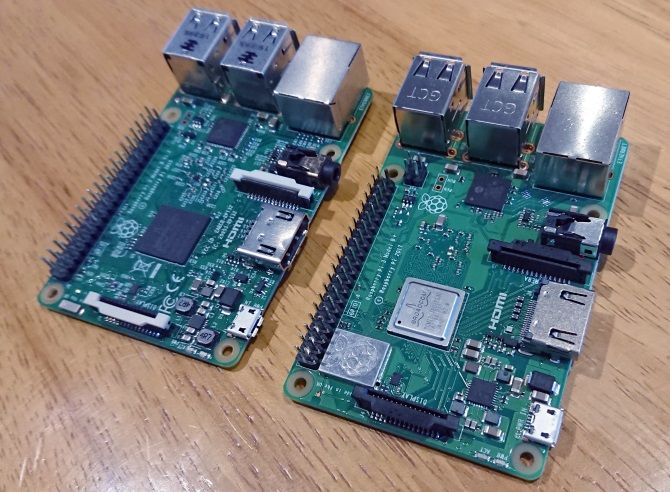 Raspberry Pi 3 and Raspberry Pi 3 B+