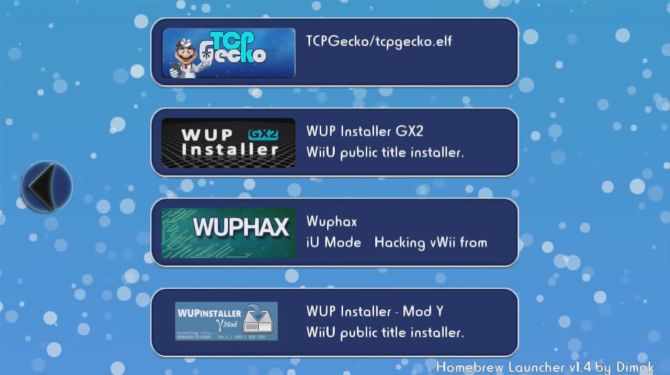 wii u homebrew apps not showing up