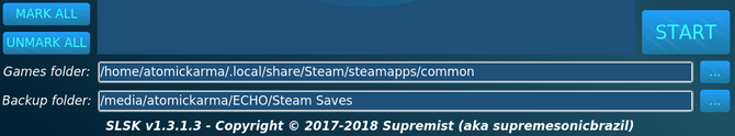 how to back up steam save game data on linux