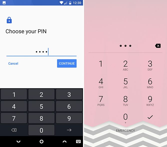 Android PIN Lock Screen