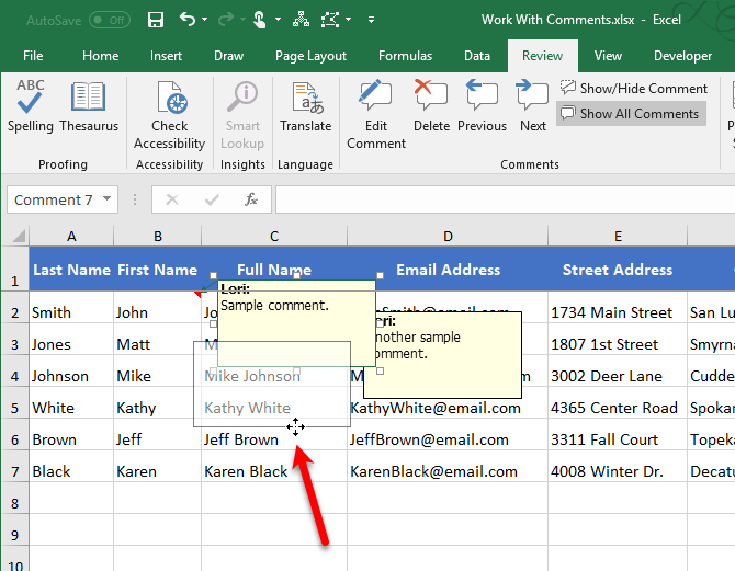 The Beginner's Guide to Comments in Microsoft Excel