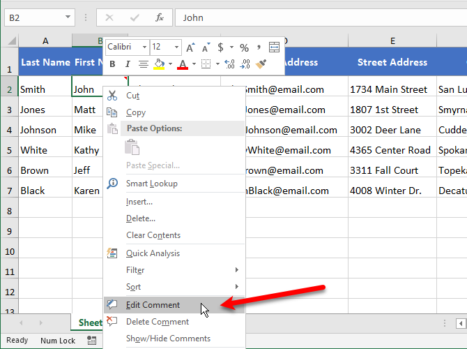 The Beginner's Guide to Comments in Microsoft Excel