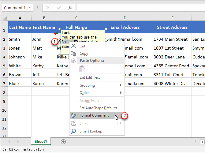 The Beginner's Guide to Comments in Microsoft Excel