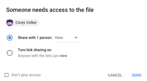 Google Drive Access Checker in G Suite