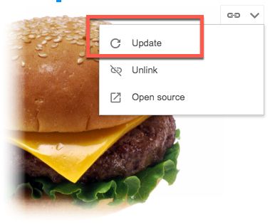 Linked slide options in Google Doc