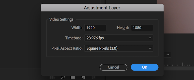 adobe premiere pro tips - adjustment layer