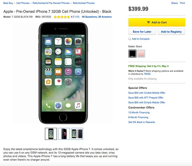 Buy Used iPhone 14 Plus 128GB (Unlocked) – Gazelle