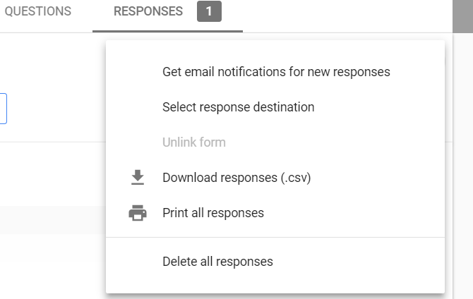 Google Sheets, contact form