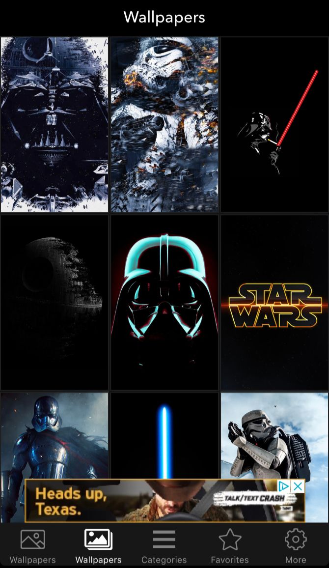 Star Wars Wallpaper HD choices