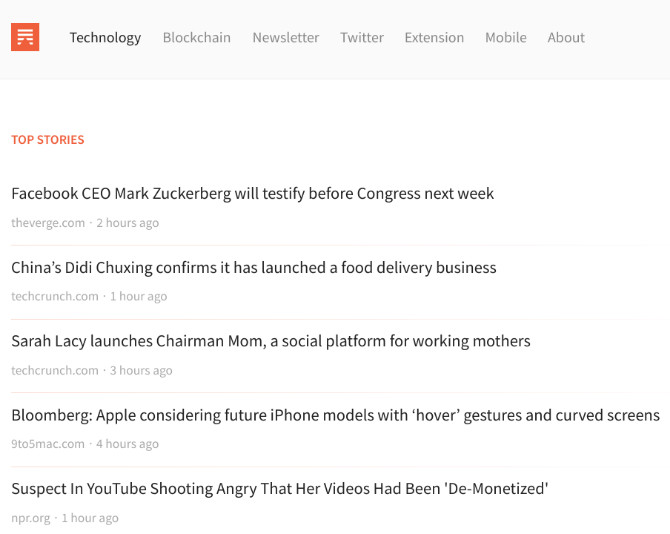 Tech Digest Example 5 Best Curated Tech News Digests for Geeks