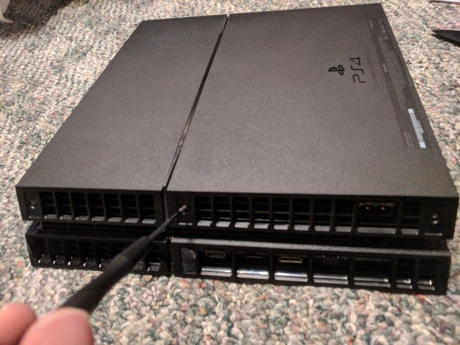 PS4 Removing Back Screws