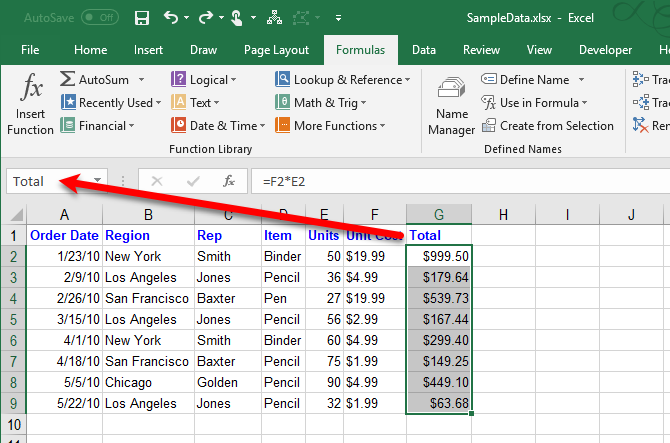 How To Work With Named Ranges In Microsoft Excel