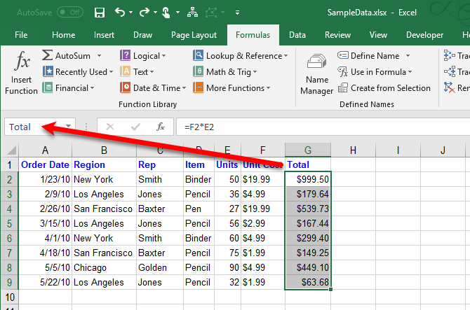 How To Work With Named Ranges In Microsoft Excel How To Work With Named Ranges In Microsoft Excel