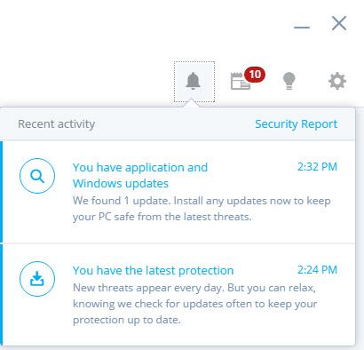 McAfee-Notifications