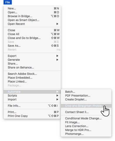 How To Automatically Crop And Straighten Photos In Photoshop In One Step How To Automatically Crop And Straighten Photos In Photoshop In One Step