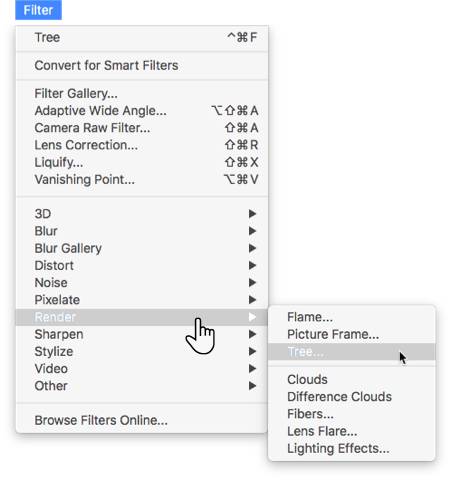 how to add realistic trees to photos in